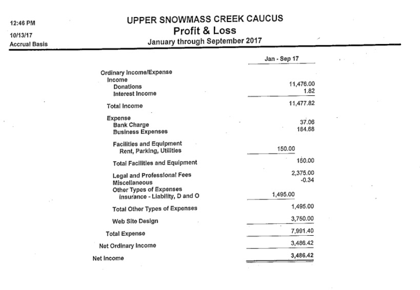 USCC Profit and Loss